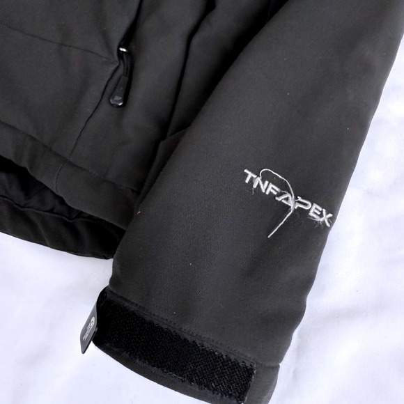 The North Face TNF Apex Softshell Jacket Black Women's Small P Warm Winter FLAW - Picture 3 of 11